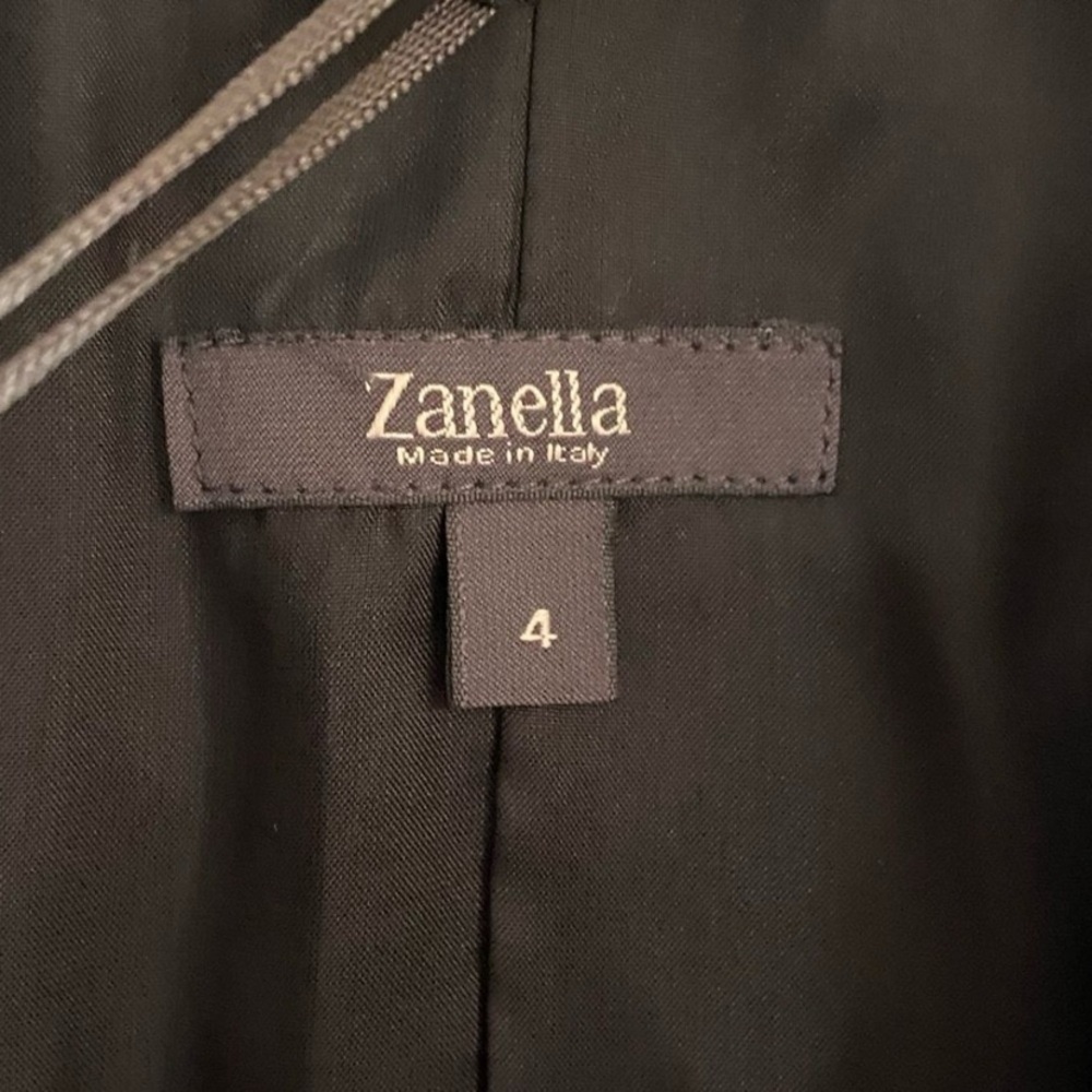 Zanella Chloe velour Black Women's Blazer Sz 4 NWT - Picture 5 of 7